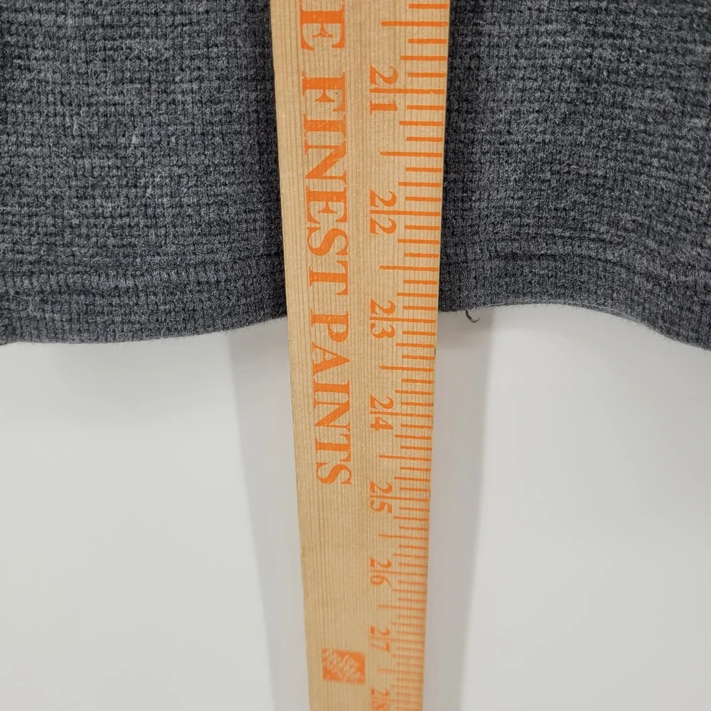 Polo Ralph‎ Lauren Mens Small Gray Waffle Knit Thermal Long Sleeve Sleep Shirt